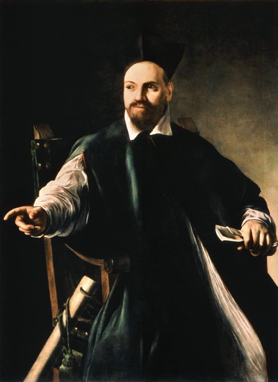 Portrait of Maffeo Barberini by Michelangelo Merisi Caravaggio